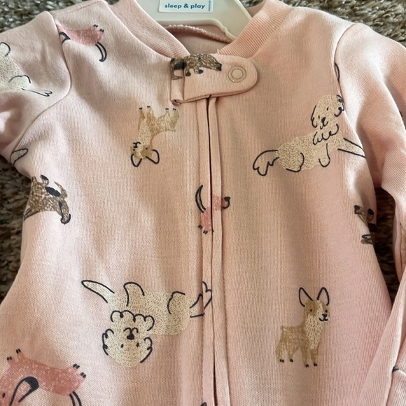 Carters 3M Onesie with 2 way zip - Picture 2 of 5